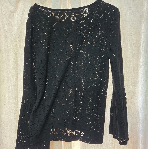 Chico's Lace Bell Sleeve Top - Picture 3 of 4